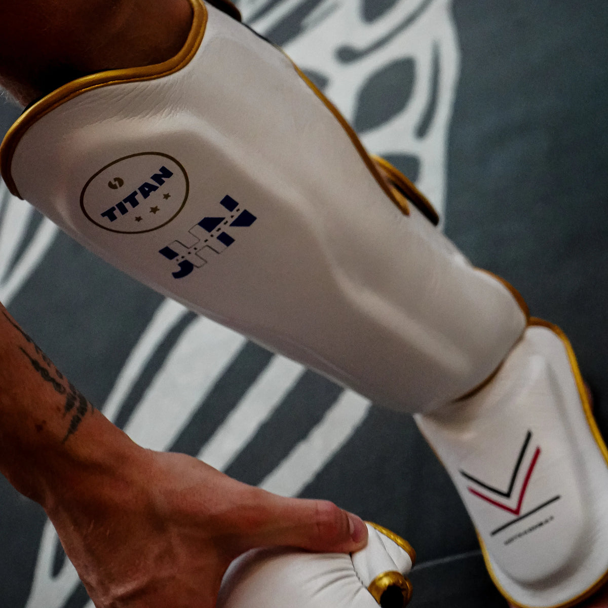 Hyperion 2.0 Shin Guards – Polar White
