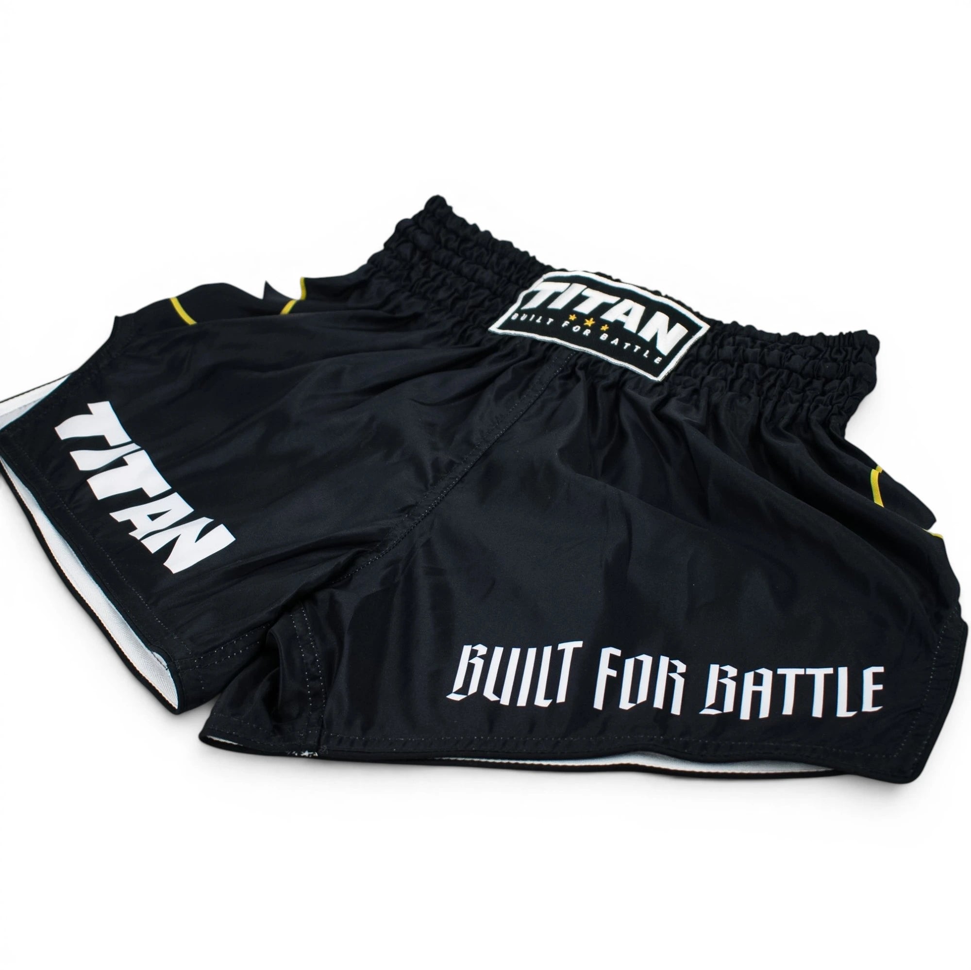 TITAN MUAY THAI SHORTS - MIDNIGHT BLACK
