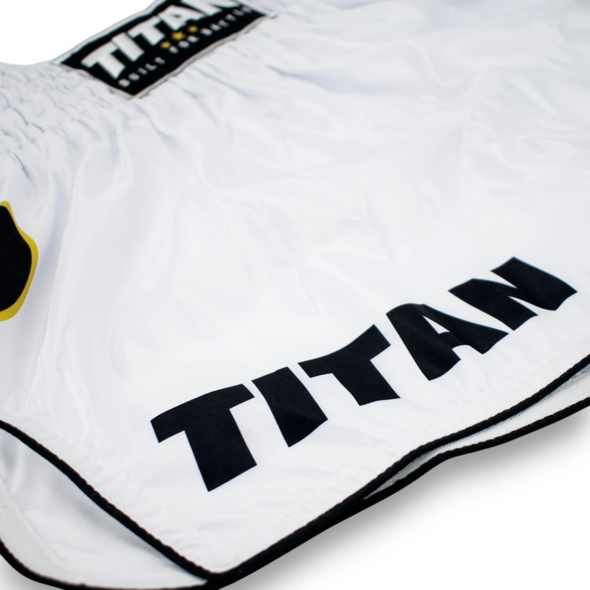 TITAN MUAY THAI SHORTS - POLAR WHITE