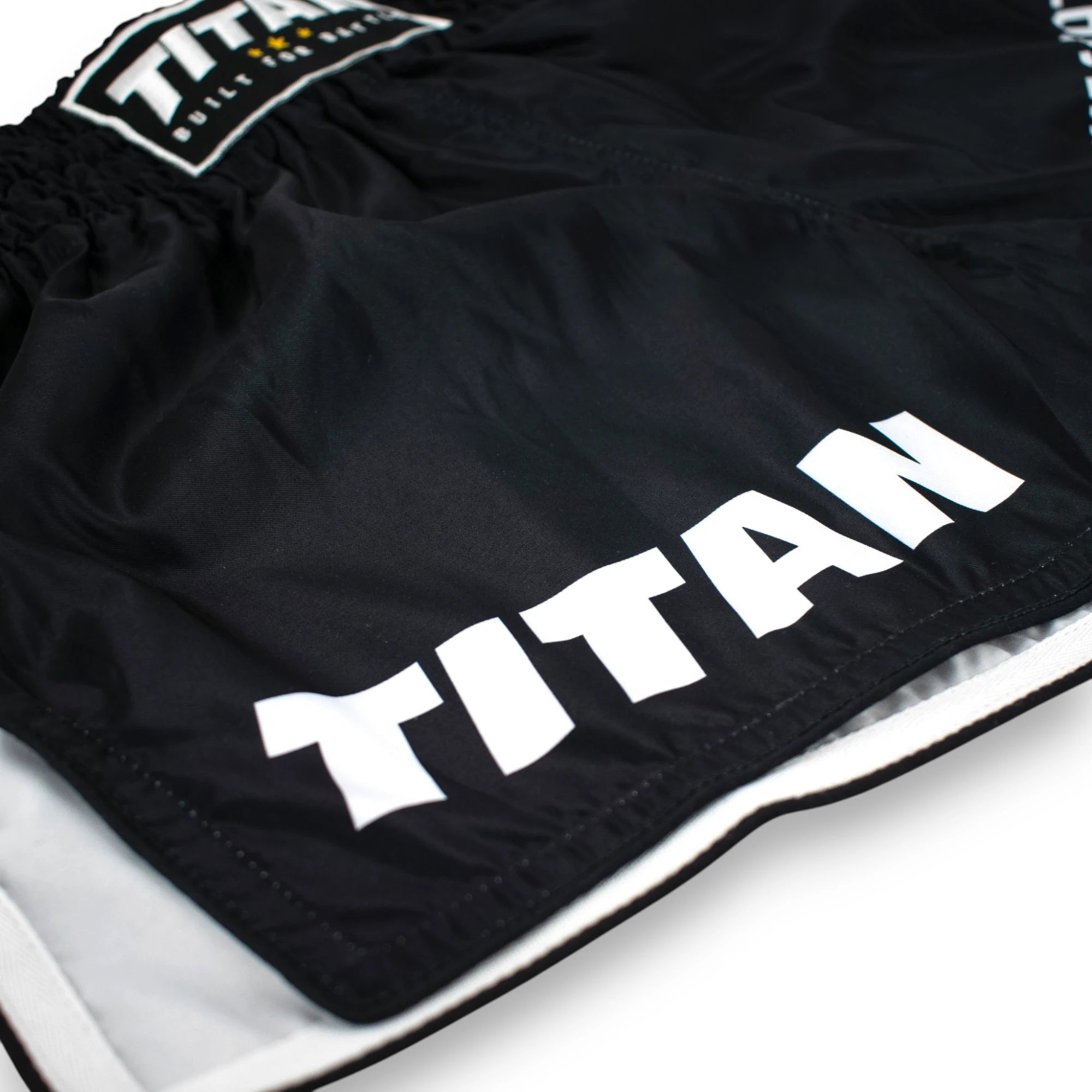 TITAN MUAY THAI SHORTS - MIDNIGHT BLACK