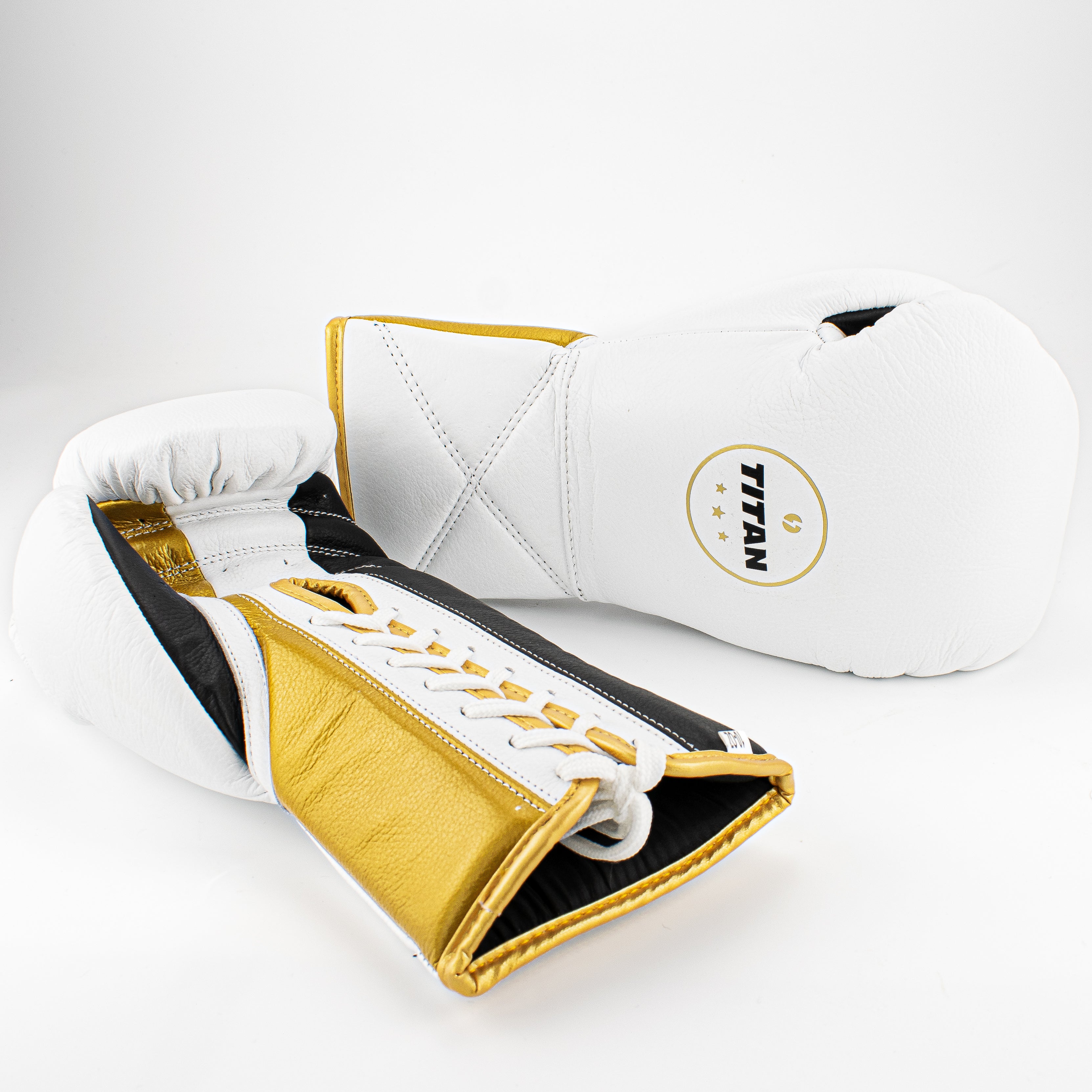 10oz HORSE HAIR FIGHT GLOVES POLAR WHITE image 4