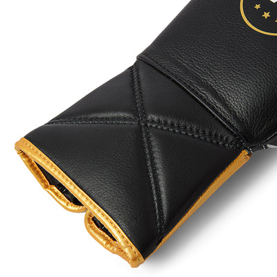 Custom 10oz Horse Hair Fight Gloves Midnight Black