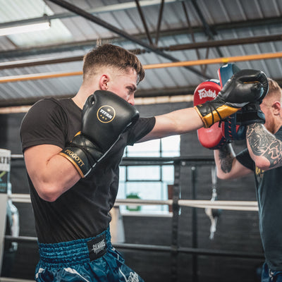 Titan Velocity 3.0 Lace-Up Boxing Gloves Midnight Black – premium Mexican-style sparring gloves with horsehair padding