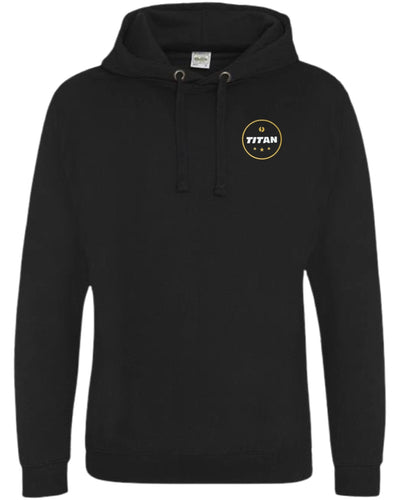 TITAN TRAINING HOODY - MIDNIGHT BLACK