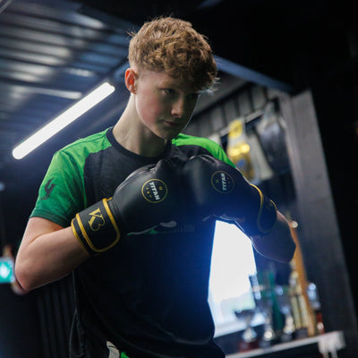 Velocity 3.0 Velcro Boxing Gloves – Midnight Black