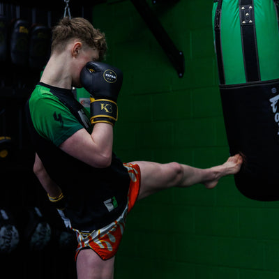Velocity 3.0 Velcro Boxing Gloves – Midnight Black