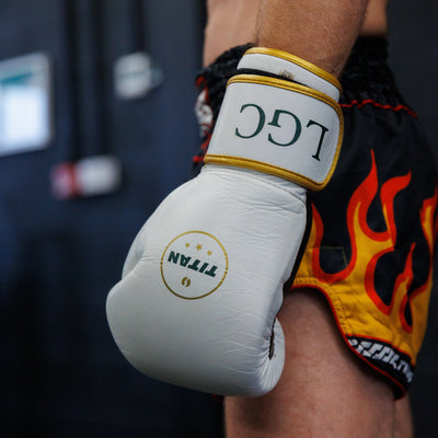 Velocity 3.0 Velcro Boxing Gloves – Polar White