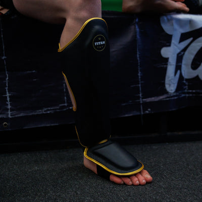 Hyperion 2.0 Shin Guards – Midnight Black