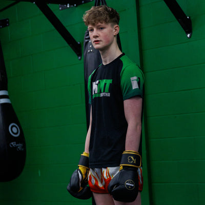 Velocity 3.0 Velcro Boxing Gloves – Midnight Black