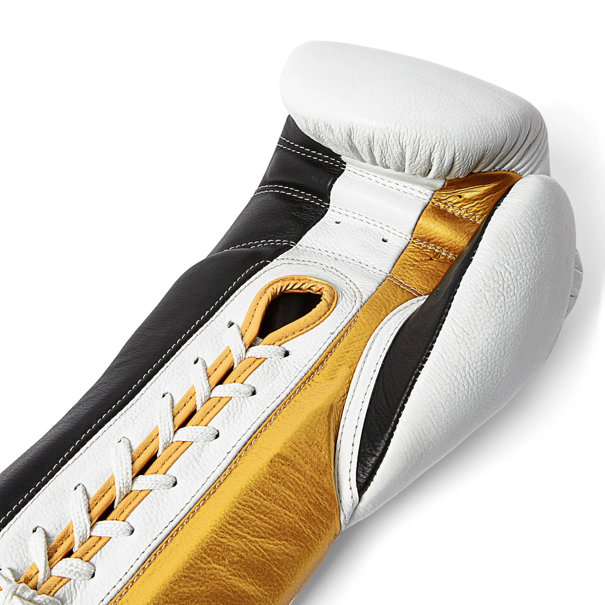 Velocity 3.0 Lace-Up Boxing Gloves – Polar White