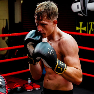 Titan Velocity 3.0 Velcro Boxing Gloves in Midnight Black — product view 6