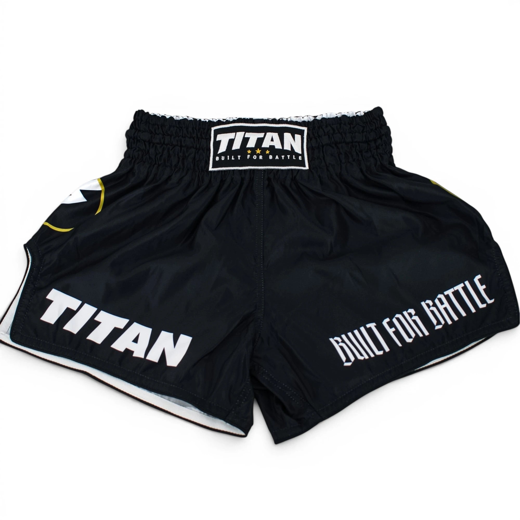 TITAN MUAY THAI SHORTS - MIDNIGHT BLACK