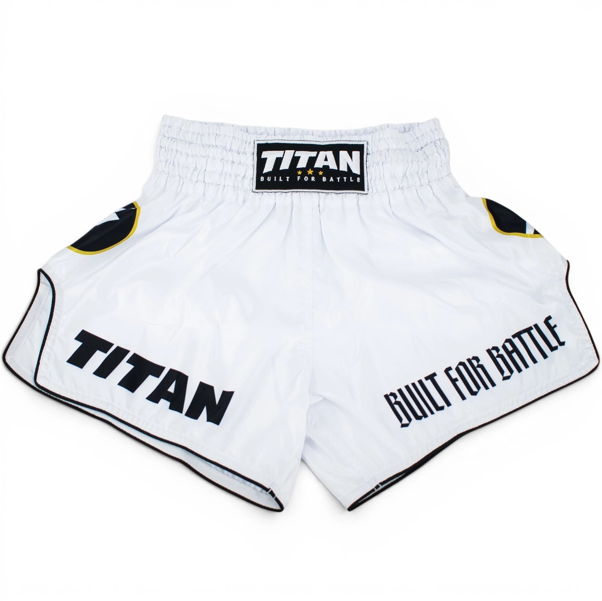 TITAN MUAY THAI SHORTS - POLAR WHITE