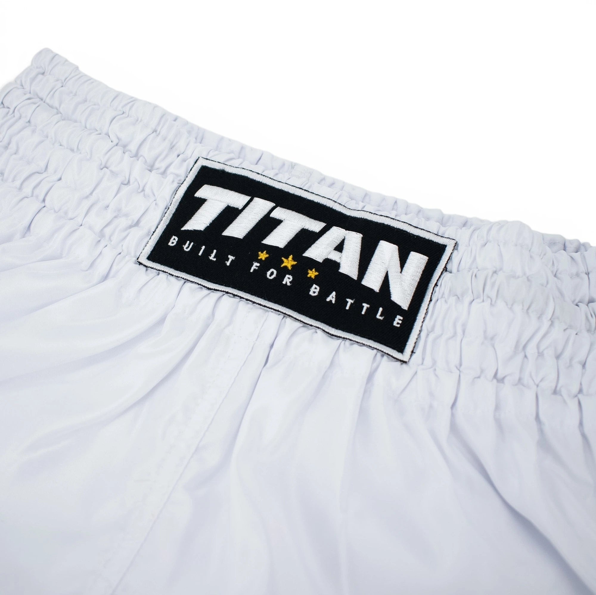 TITAN MUAY THAI SHORTS - POLAR WHITE