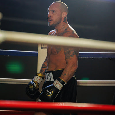 10oz HORSE HAIR FIGHT GLOVES MIDNIGHT BLACK