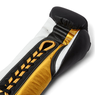 Custom 10oz Horse Hair Fight Gloves Midnight Black